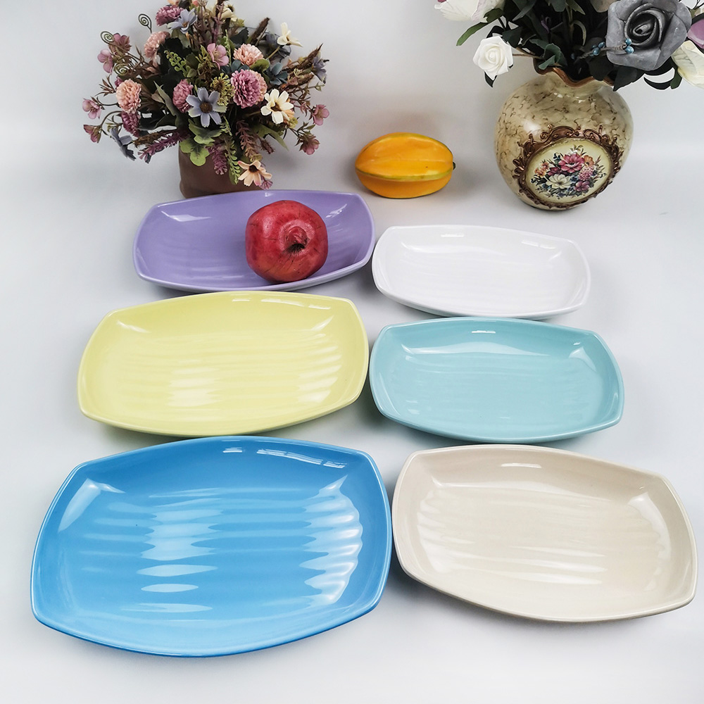 Produtos de venda imperdível Prato doméstico ecologicamente correto Prato de jantar