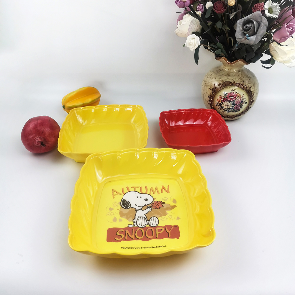 Conjuntos de louça de qualidade alimentar com logotipo personalizado fruteira durável segura para alimentos